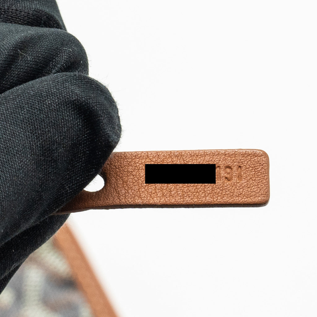 GOYARD MINI ANJOUR TOTE BAG GOYARDLINE CANVAS BROWN SHW