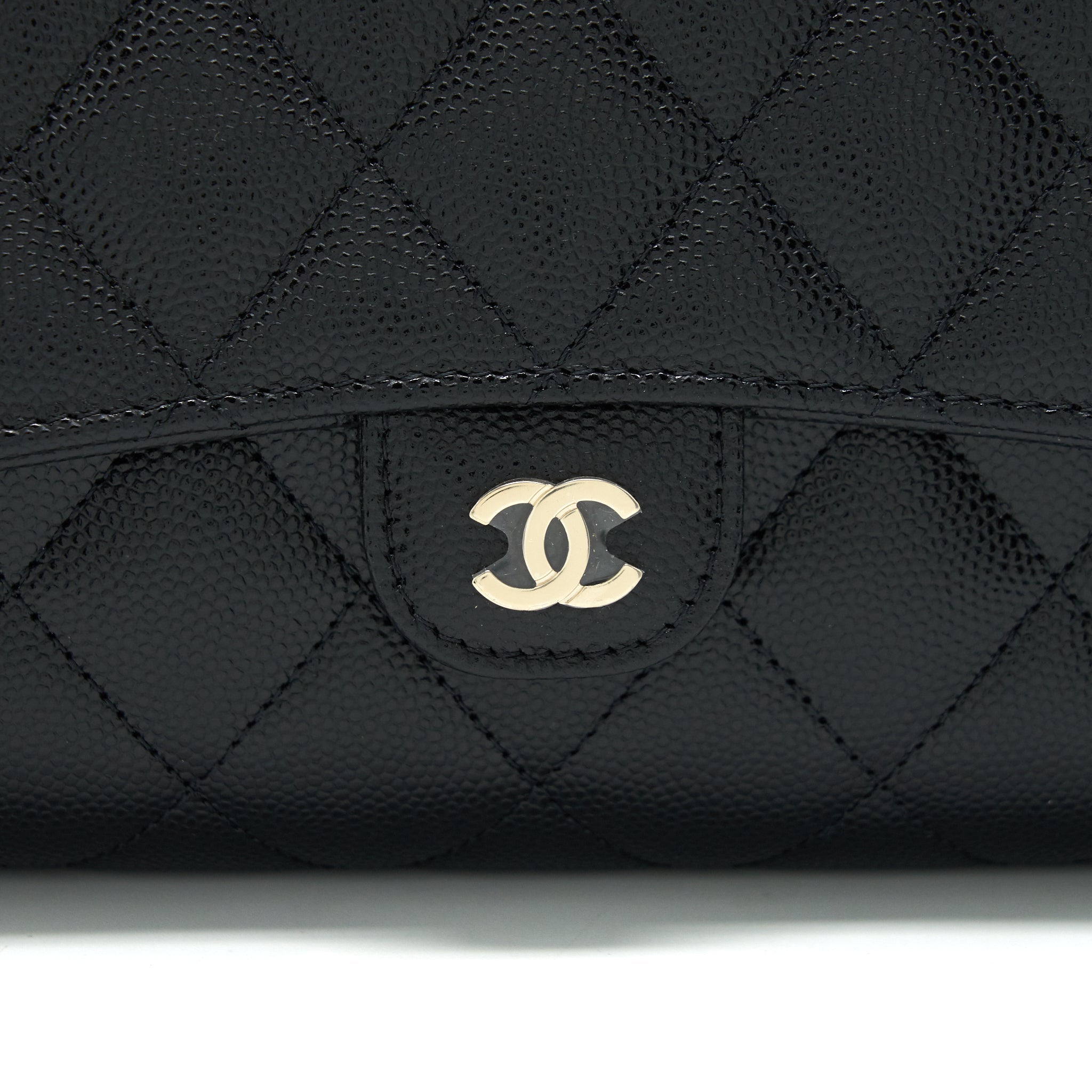 CHANEL 3 IN 1 WALLET ON CHAIN BLACK CAVIAR LGHW
