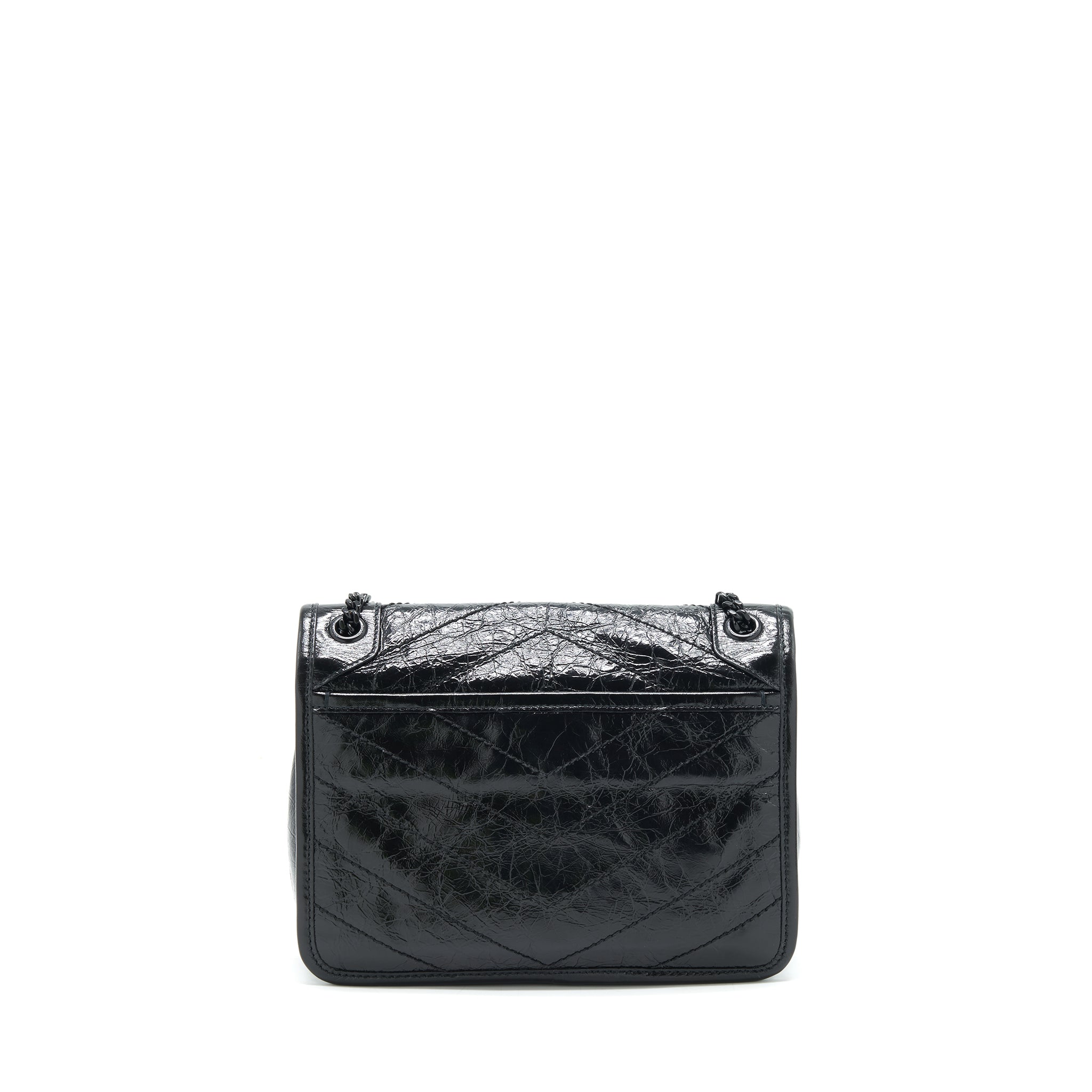 SAINT LAURENT/ YSL NIKI BABY BAG BLACK WITH BLACK HARDWARE