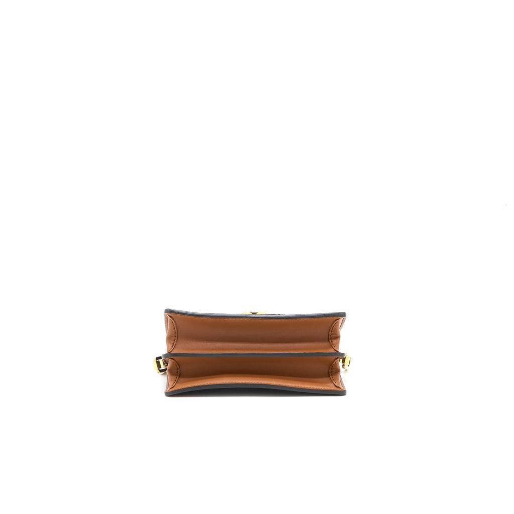 LOUIS VUITTON MINI DAUPHINE MONOGRAM REVERSE CANVAS GHW