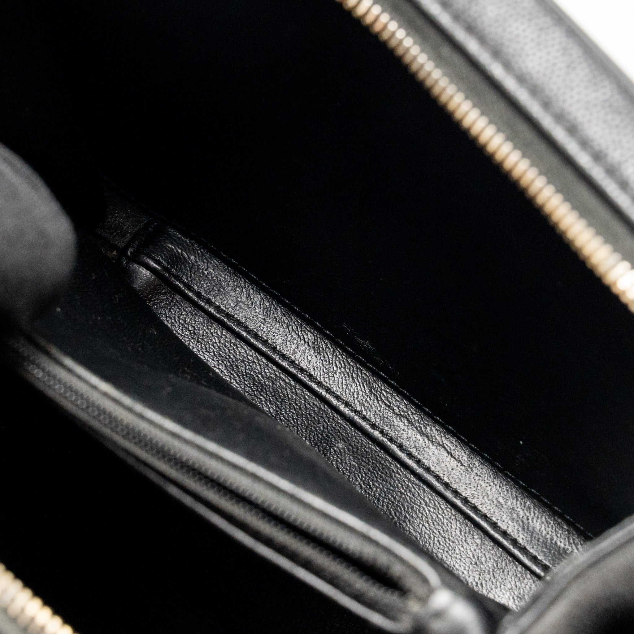 CHANEL CC FILIGREE VANITY CAVIAR BLACK GHW