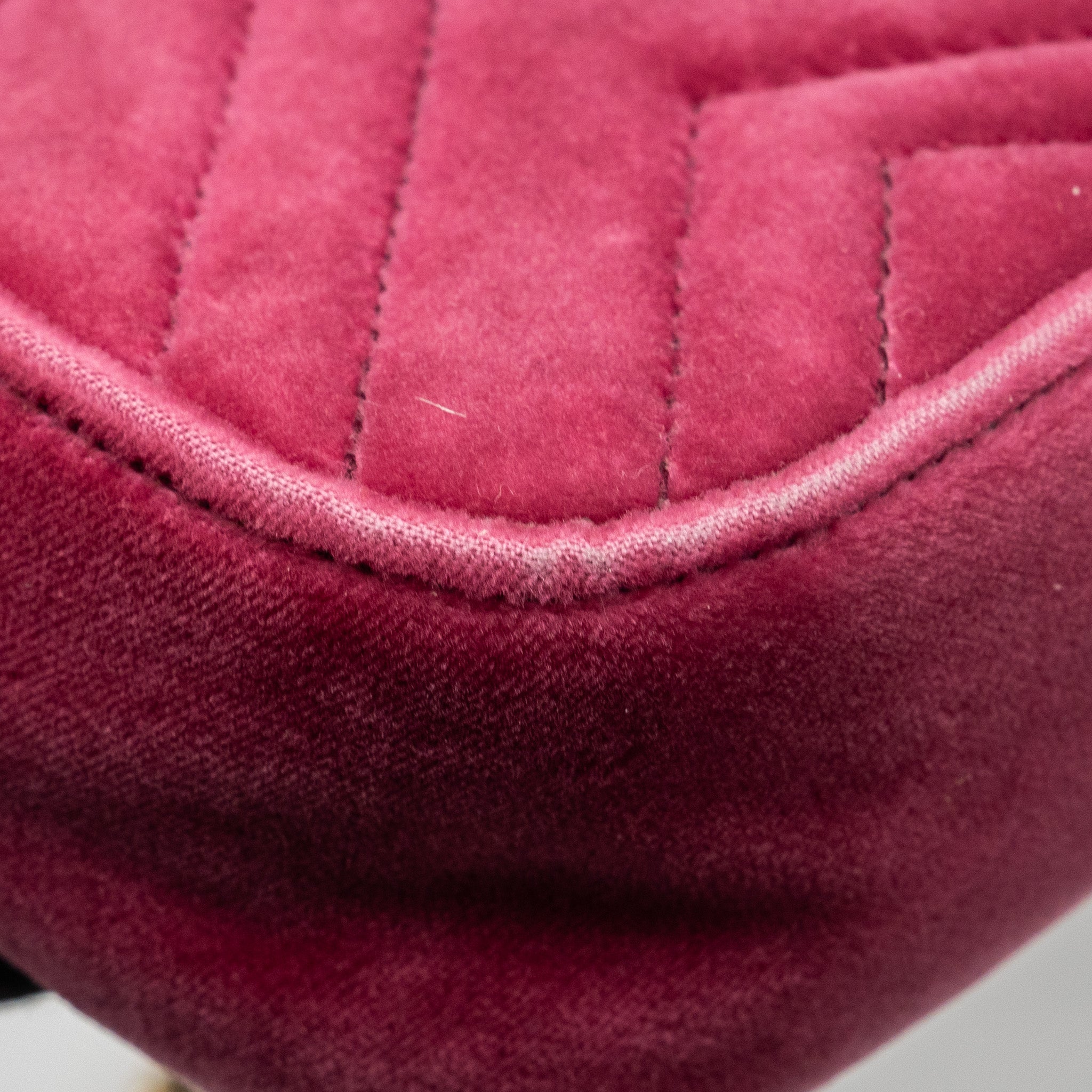 GUCCI SMALL GG MARMONT SHOULDER BAG VELVET PINK GHW