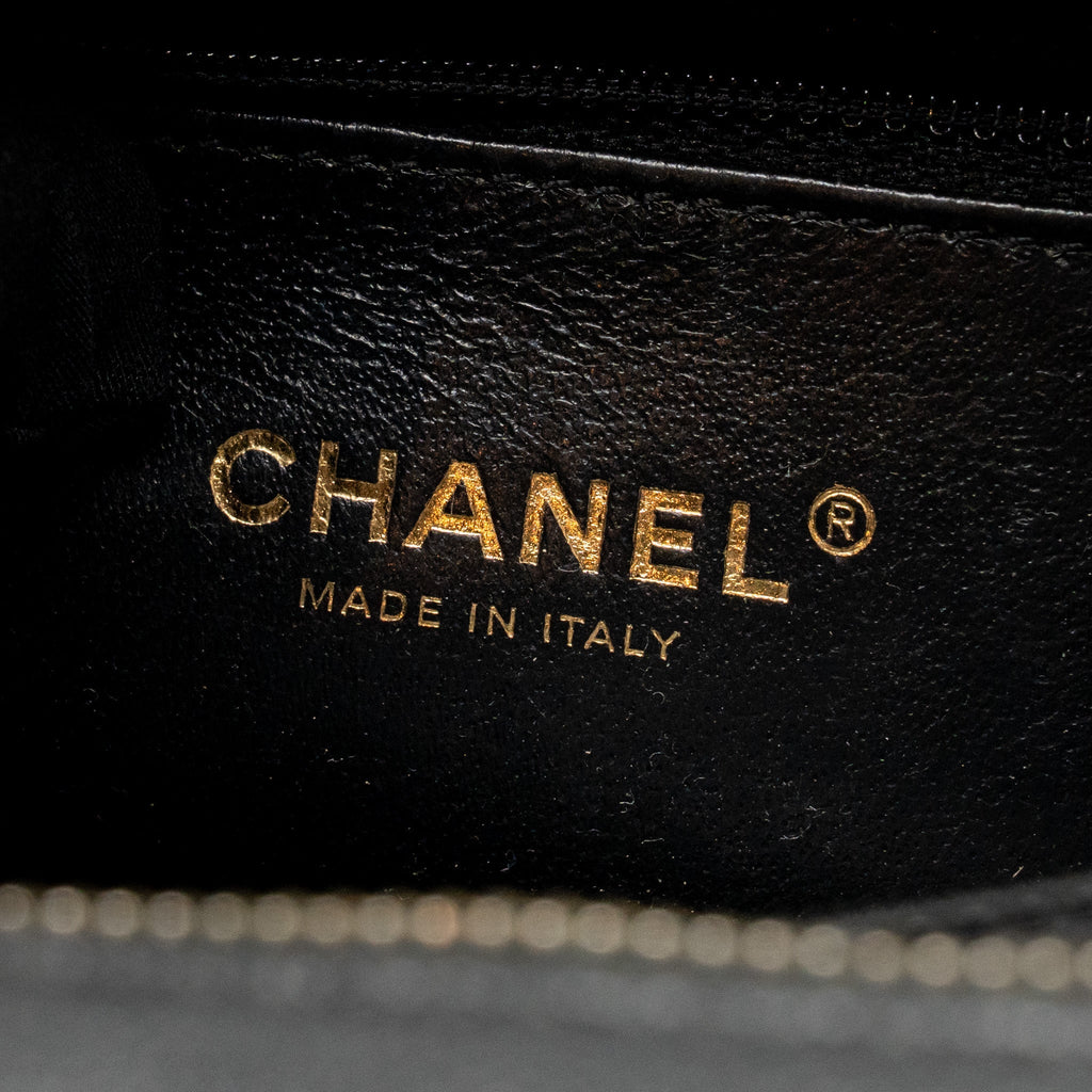 CHANEL CC FILIGREE VANITY CAVIAR BLACK GHW