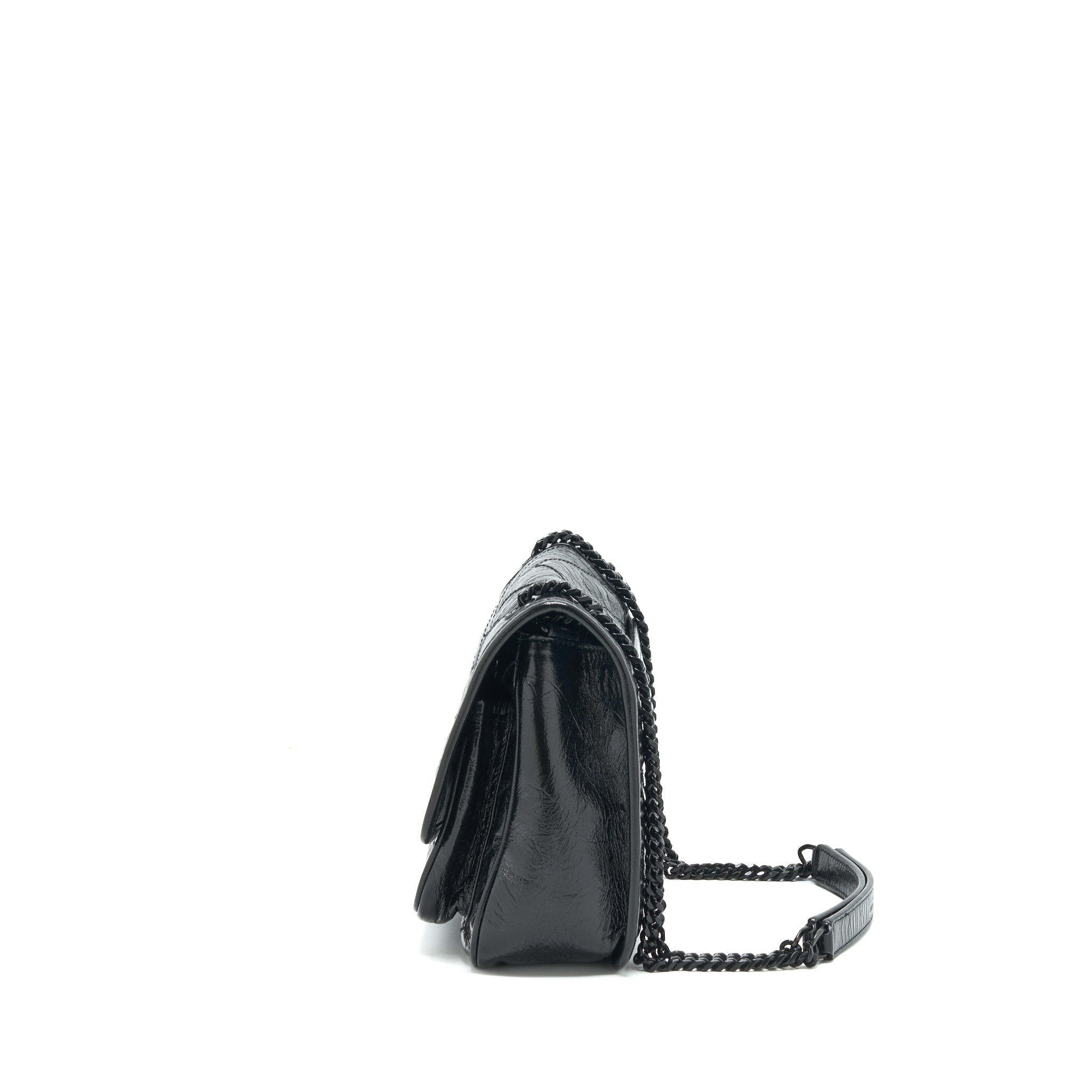 SAINT LAURENT/ YSL NIKI BABY BAG BLACK WITH BLACK HARDWARE