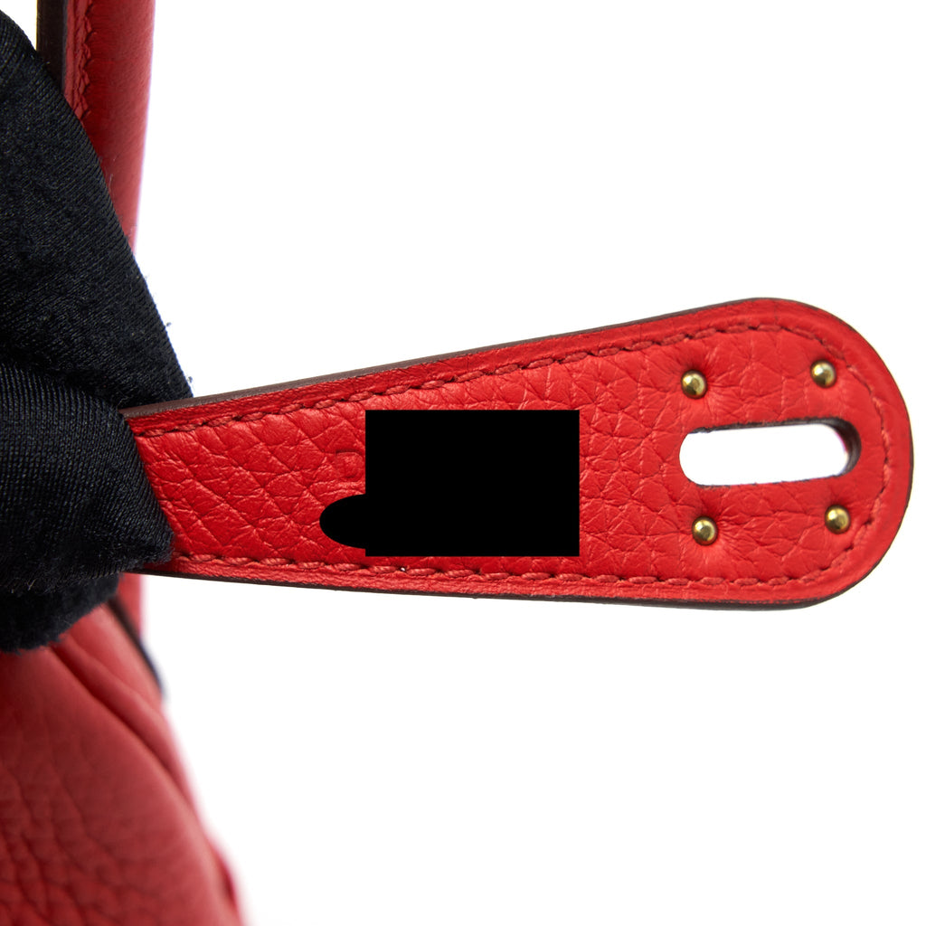HERMES LINDY 26 CLEMENCE ROUGE DE COEUR GHW