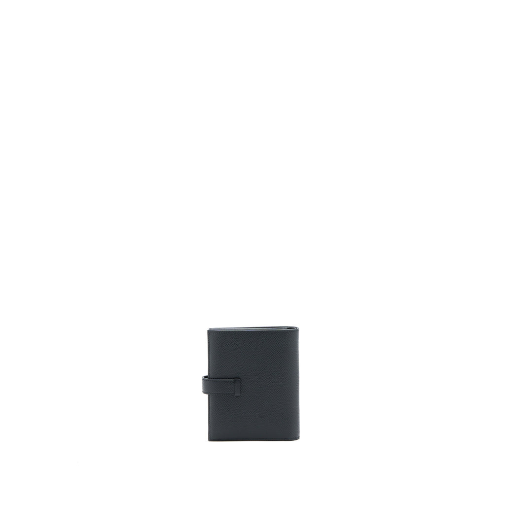 HERMES BEARN COMPACT WALLET EPSOM BLACK SHW