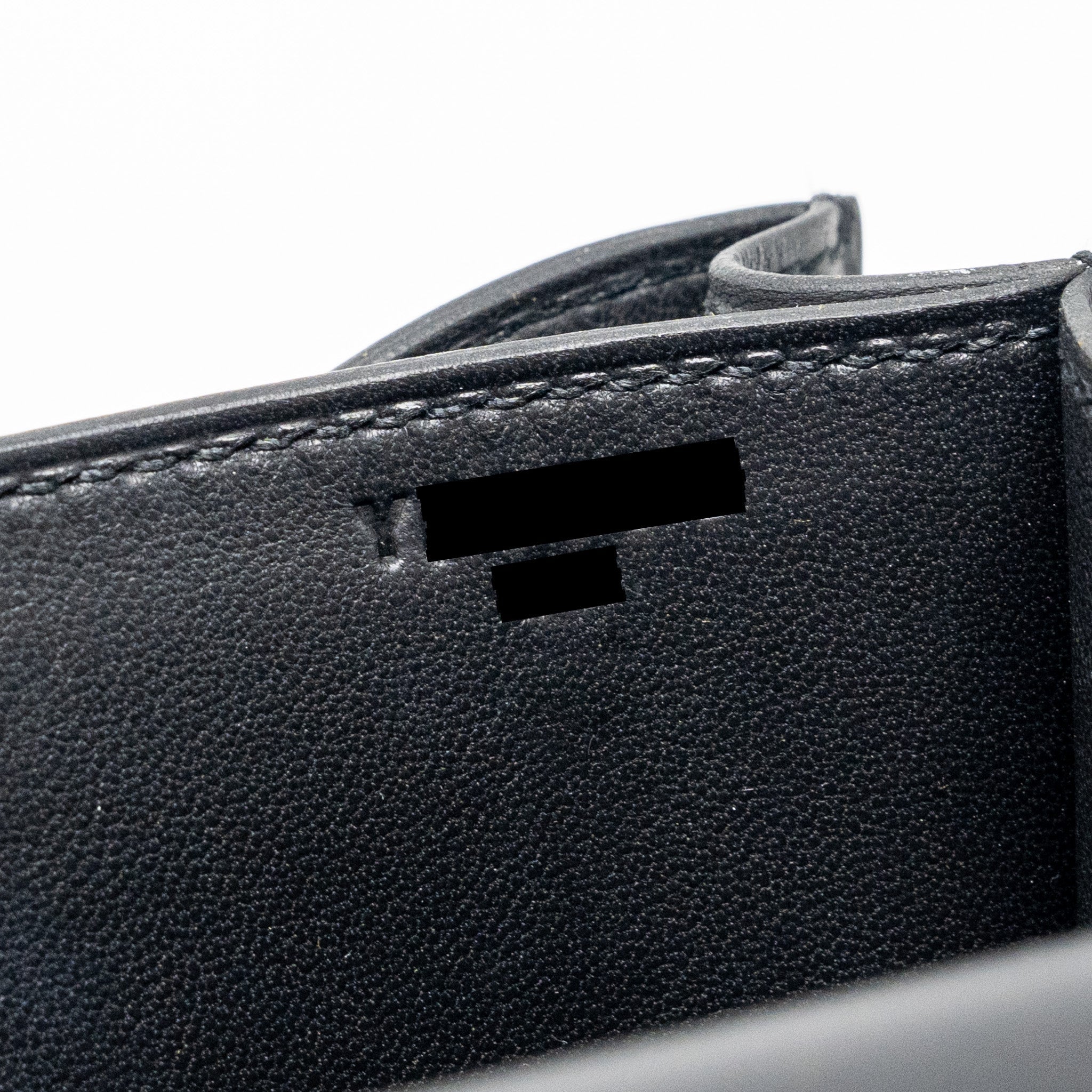 HERMES MINI CONSTANCE ALLEGRO BLACK / WHITE SHW