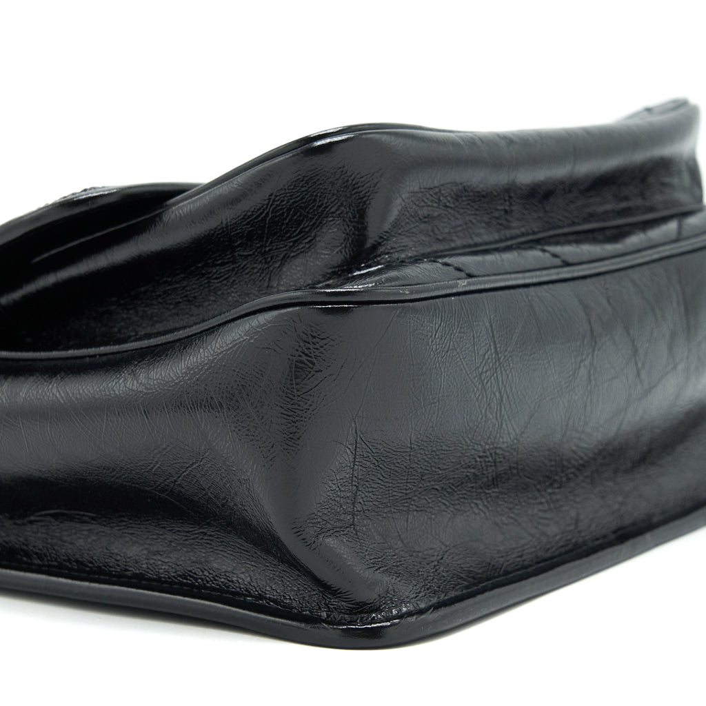 SAINT LAURENT/ YSL NIKI BABY BAG BLACK WITH BLACK HARDWARE