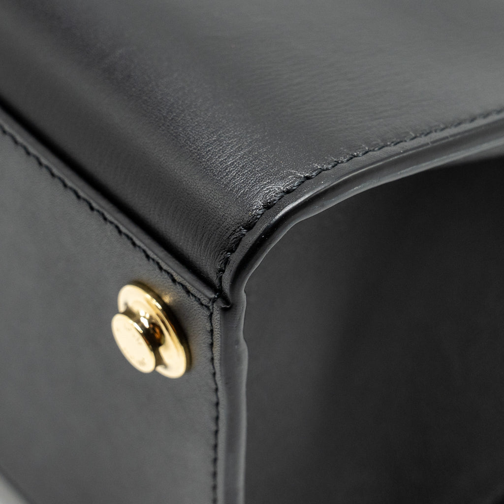 LOUIS VUITTON CITY STEAMER PM GRAINED CALFSKIN BLACK GHW