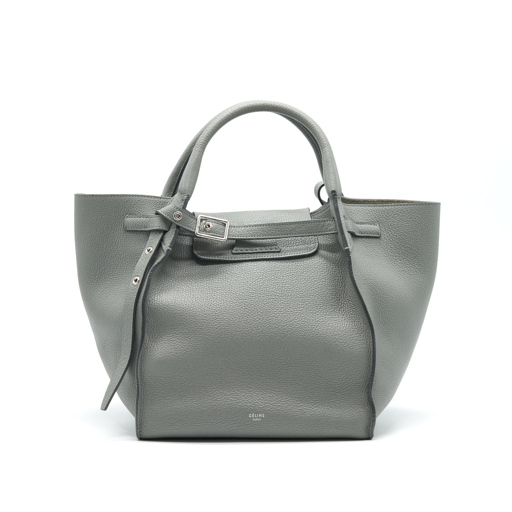CELINE SMALL BIG BAG WITH LONG STRAP GREY