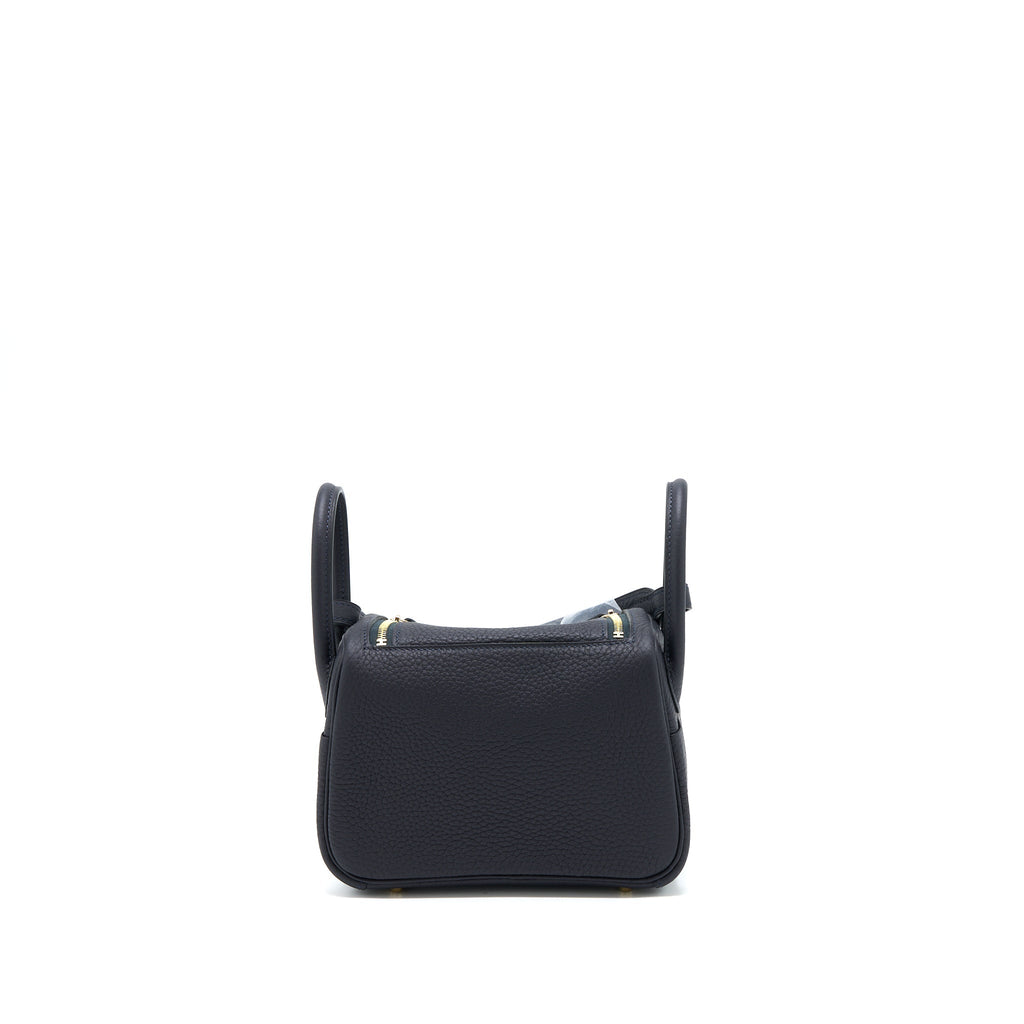 HERMES MINI LINDY CLEMENCE 3Y CABAN GHW