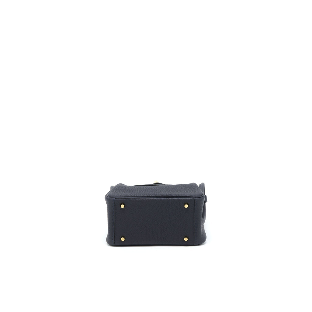 HERMES MINI LINDY CLEMENCE 3Y CABAN GHW