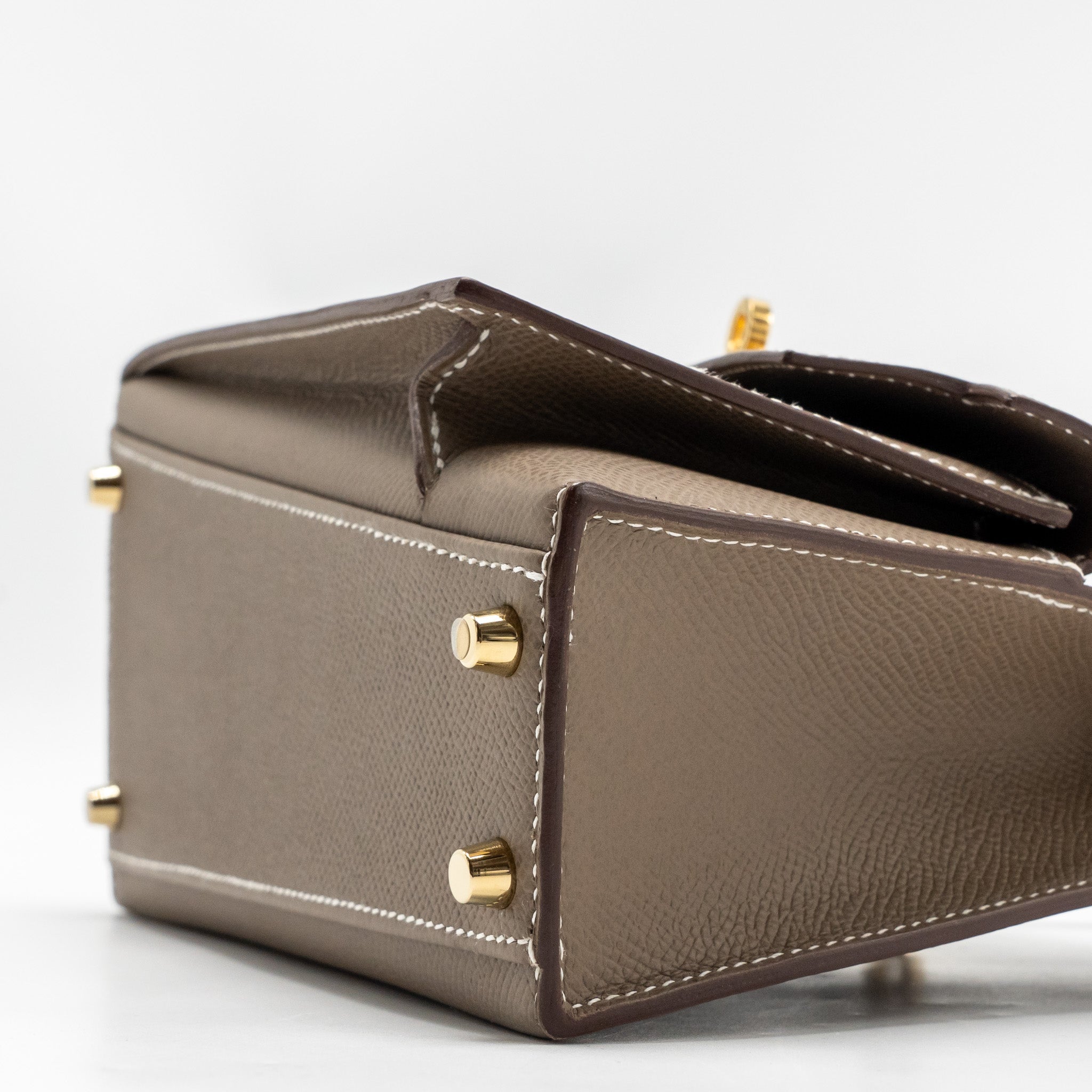 HERMES KELLY SELLIER EN DESORDRE 20 EPSOM ETOUPE GHW