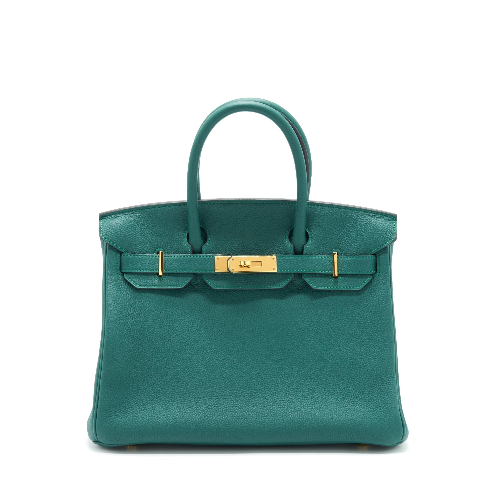 HERMES BIRKIN 30 TOGO Z6 MALACHITE GHW