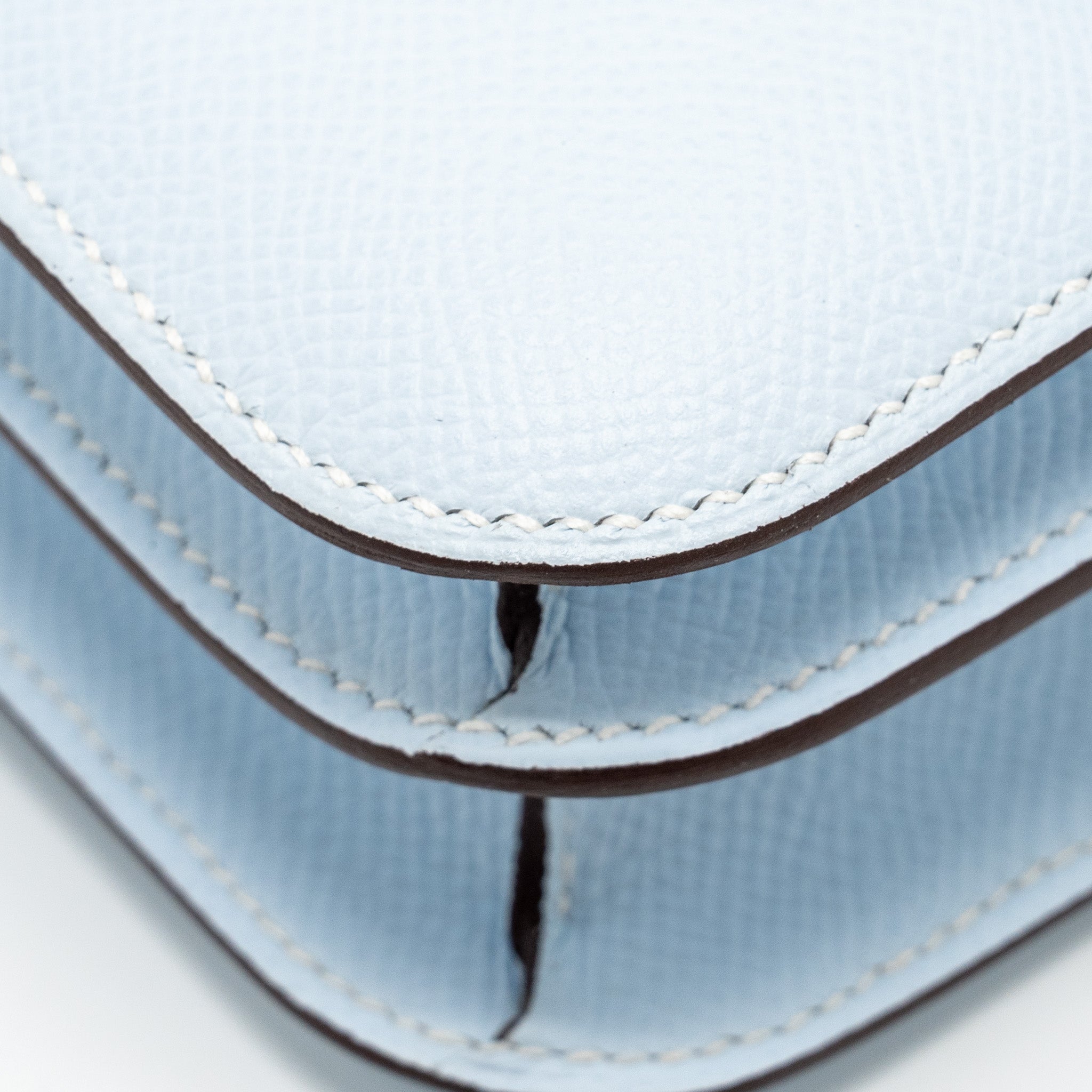 HERMES MINI CONSTANCE EPSOM BLUE BRUME SHW
