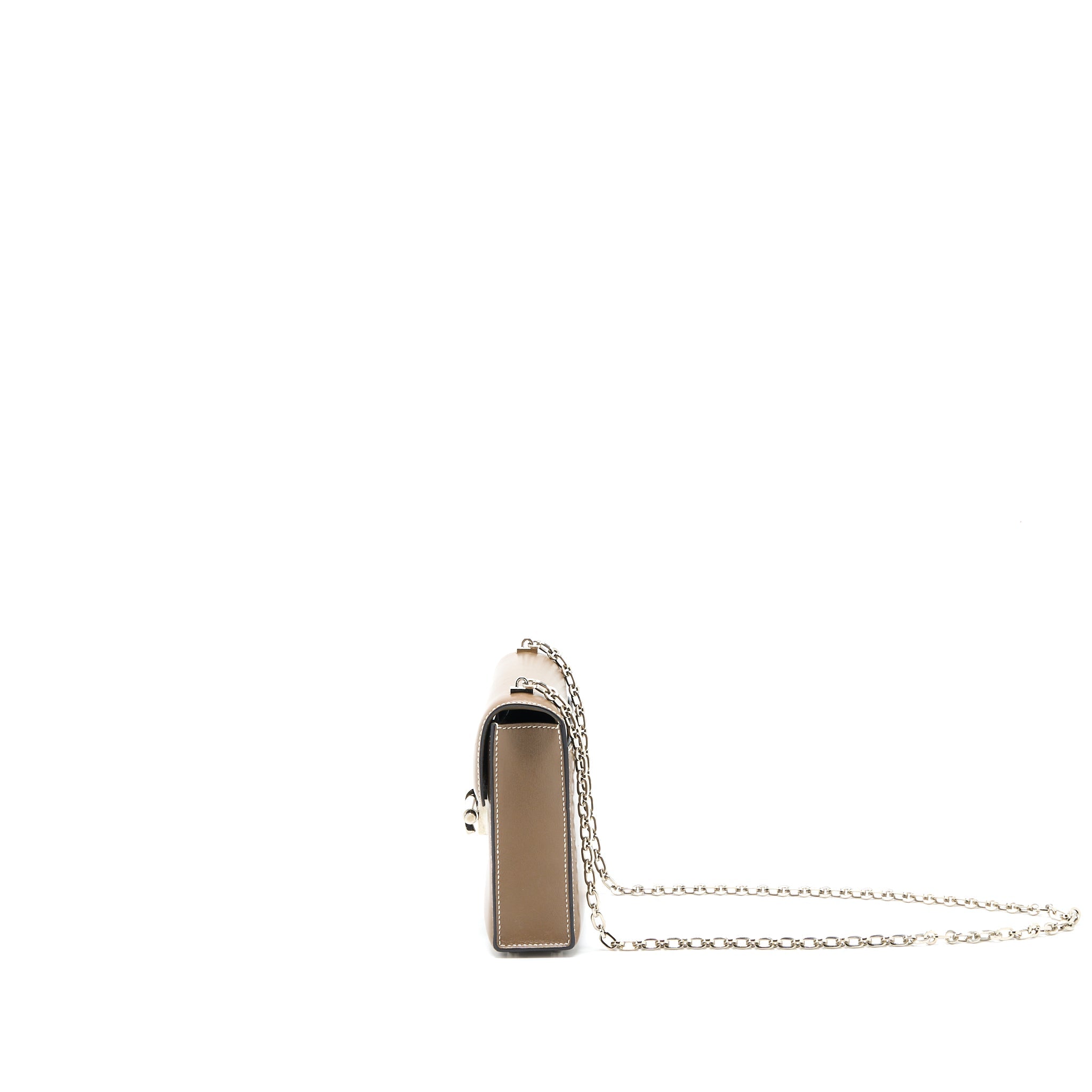HERMES MINI VERROU BAG TADELAKT ETOUPE SHW