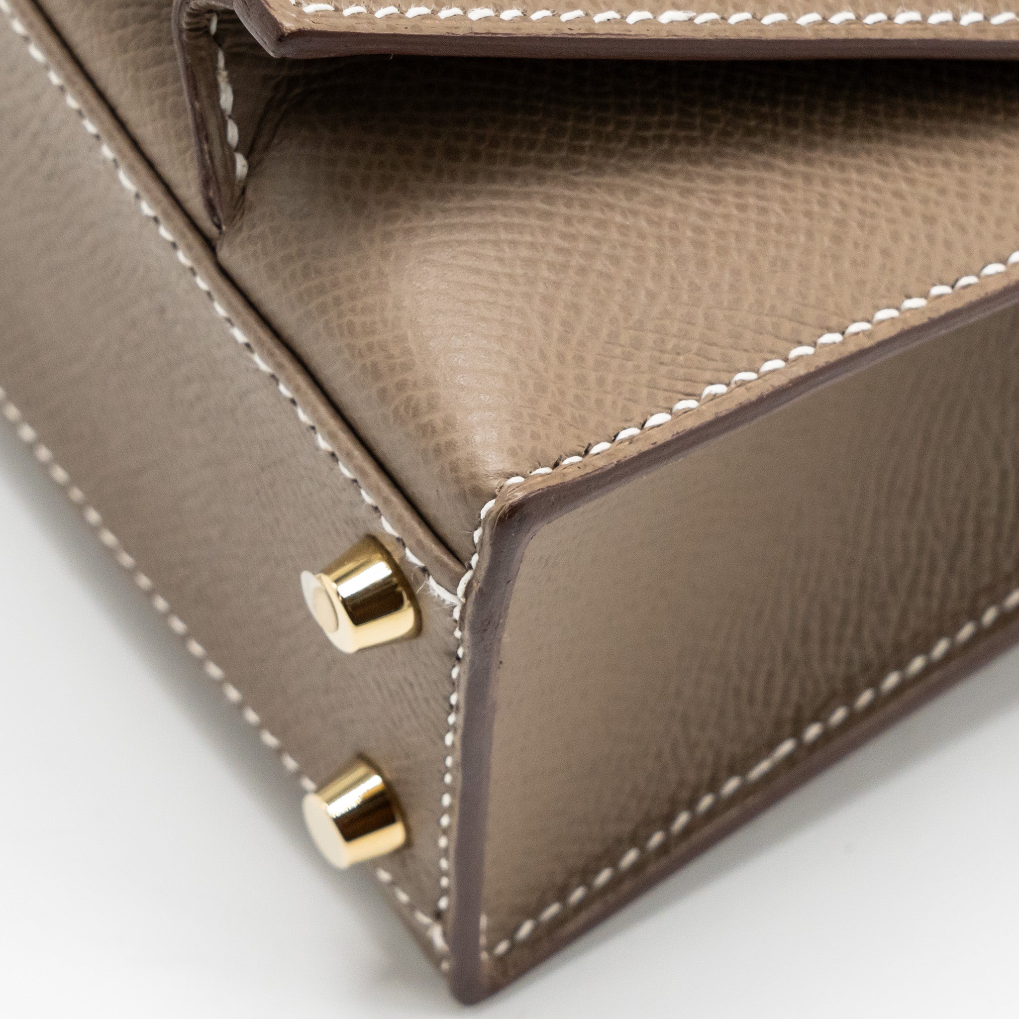 HERMES KELLY SELLIER EN DESORDRE 20 EPSOM ETOUPE GHW