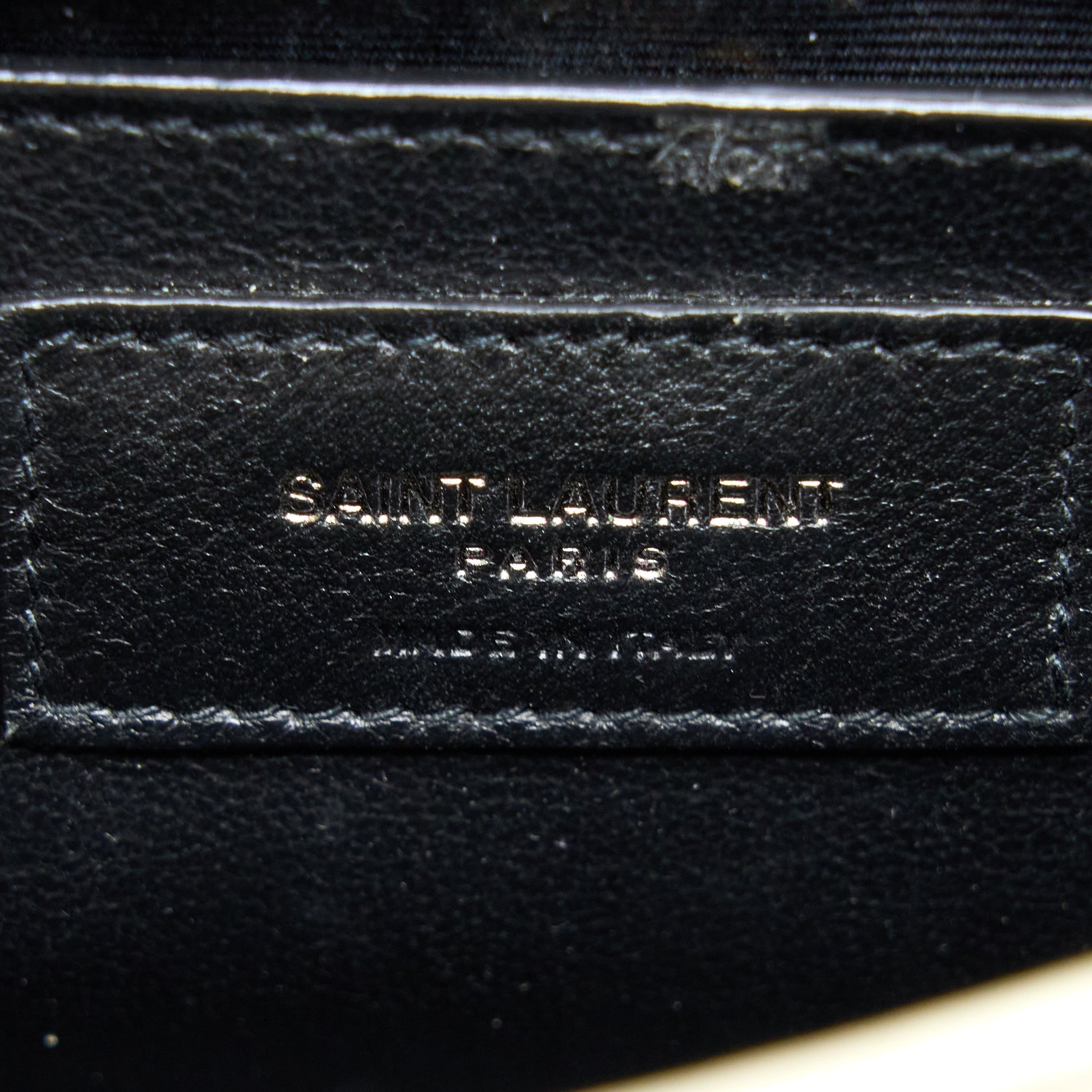 SAINT LAURENT/ YSL NIKI BABY CHAIN BAG IN CRINKLED VINTAGE LEATHER
