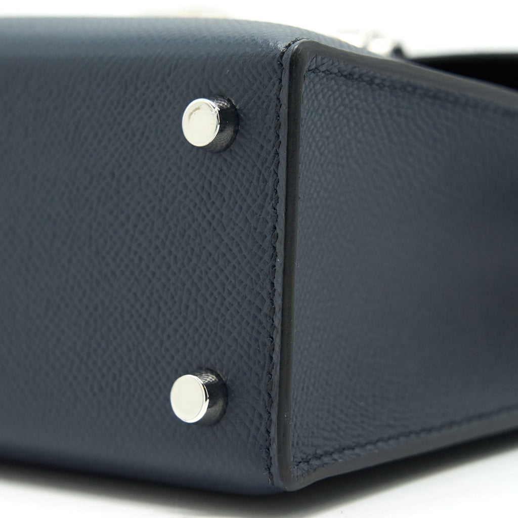 HERMES EPSOM VERROU 21 DARK BLUE