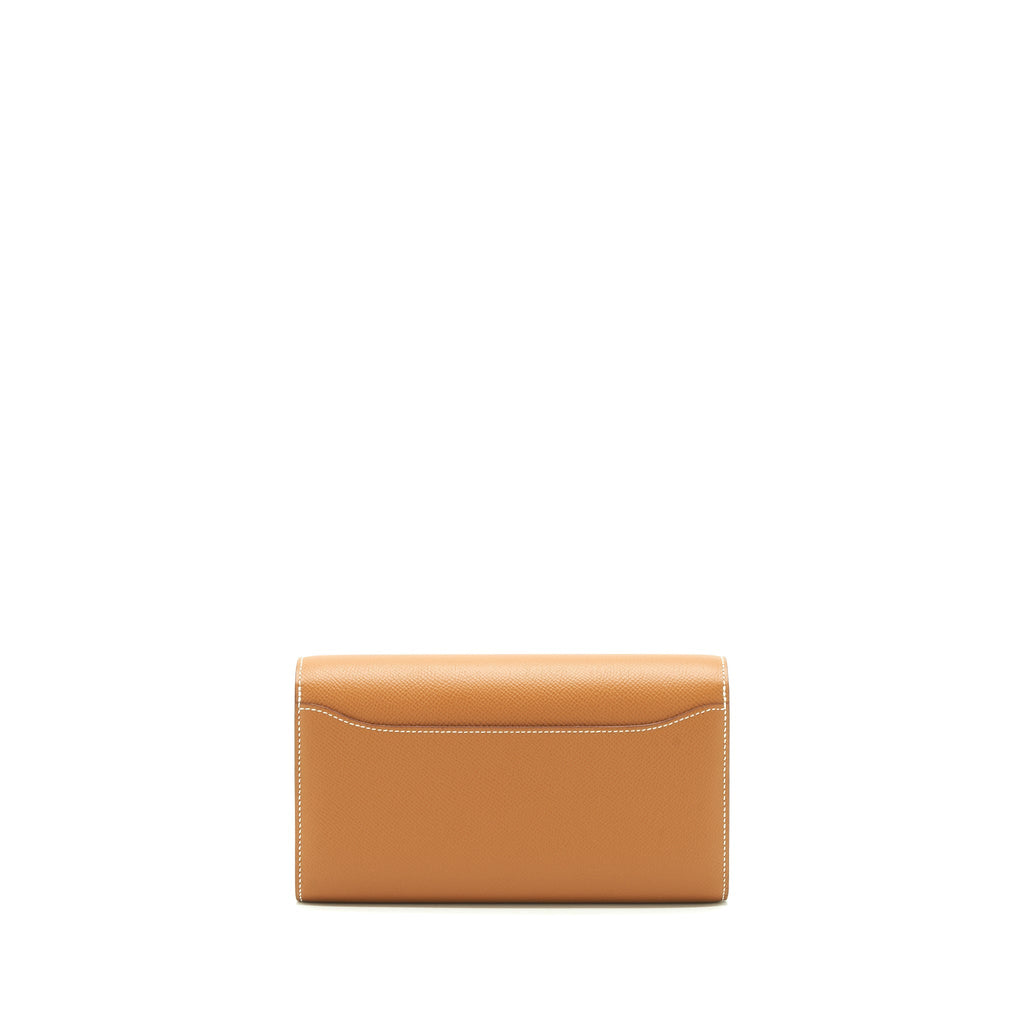 HERMES CONSTANCE LONG TO GO WALLET EPSOM GOLD GHW