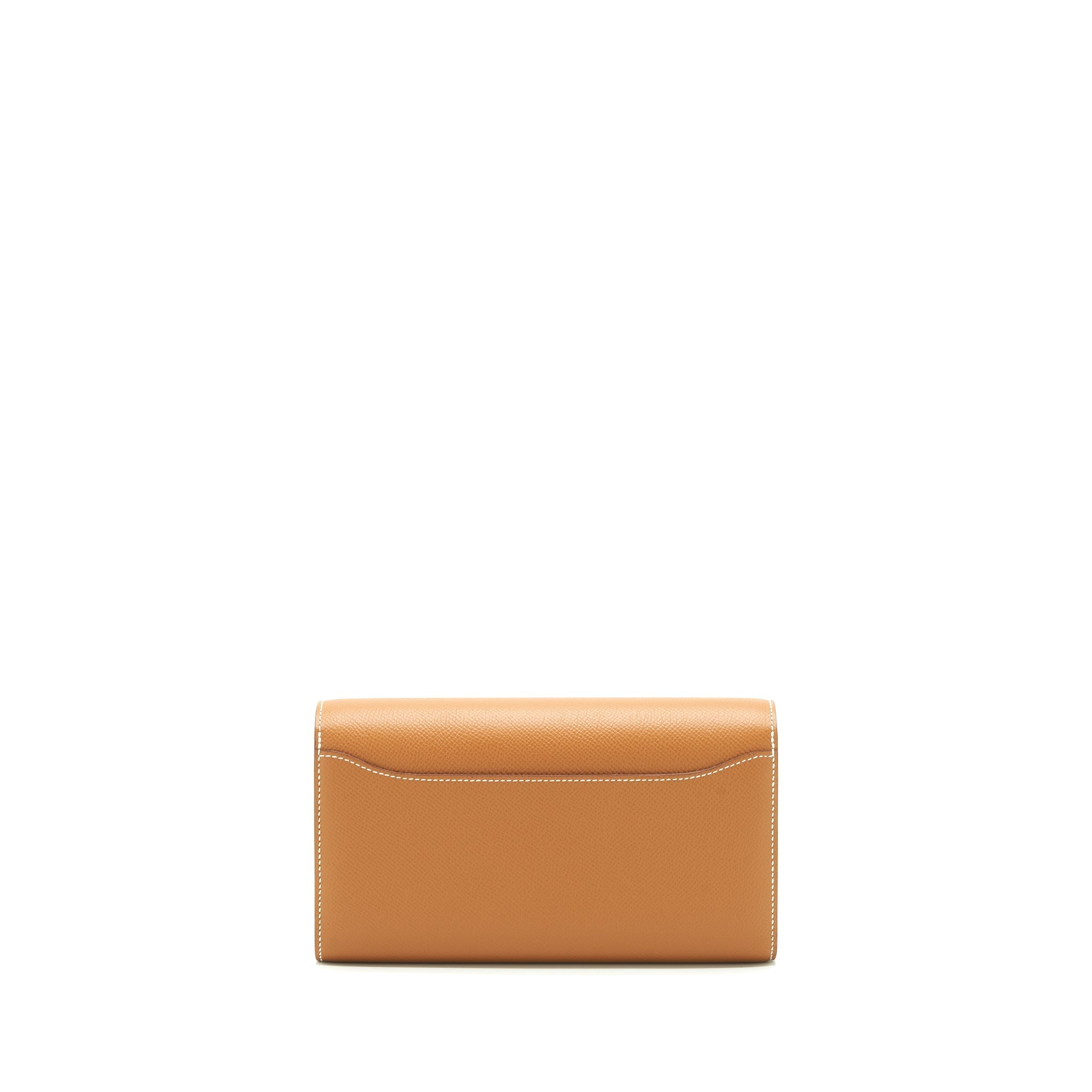 HERMES CONSTANCE LONG TO GO WALLET EPSOM GOLD GHW