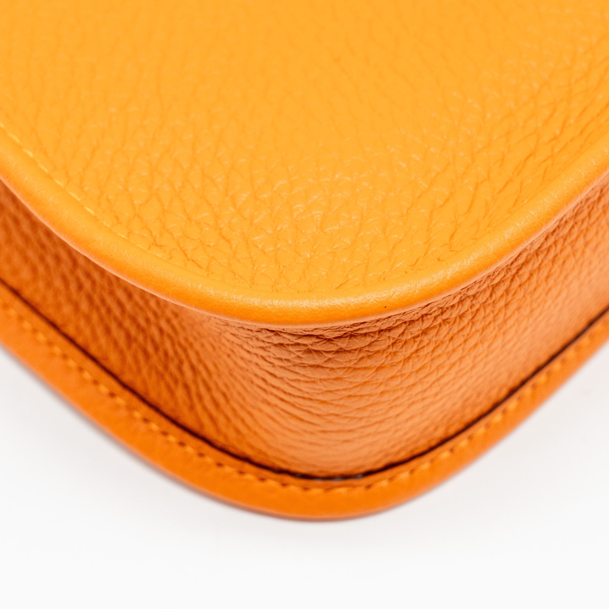 HERMES MINI EVELYNE CLEMENCE ORANGE GHW
