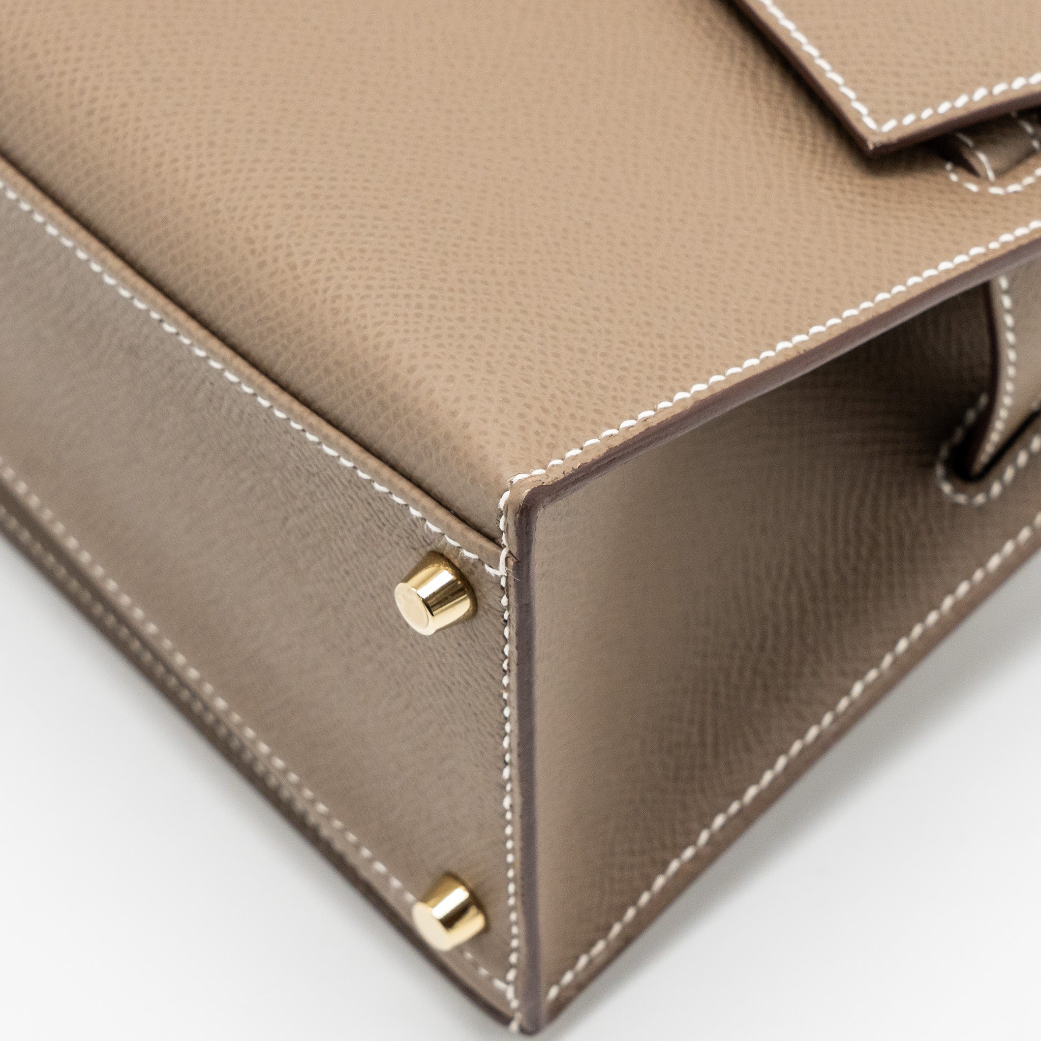 HERMES KELLY SELLIER EN DESORDRE 20 EPSOM ETOUPE GHW