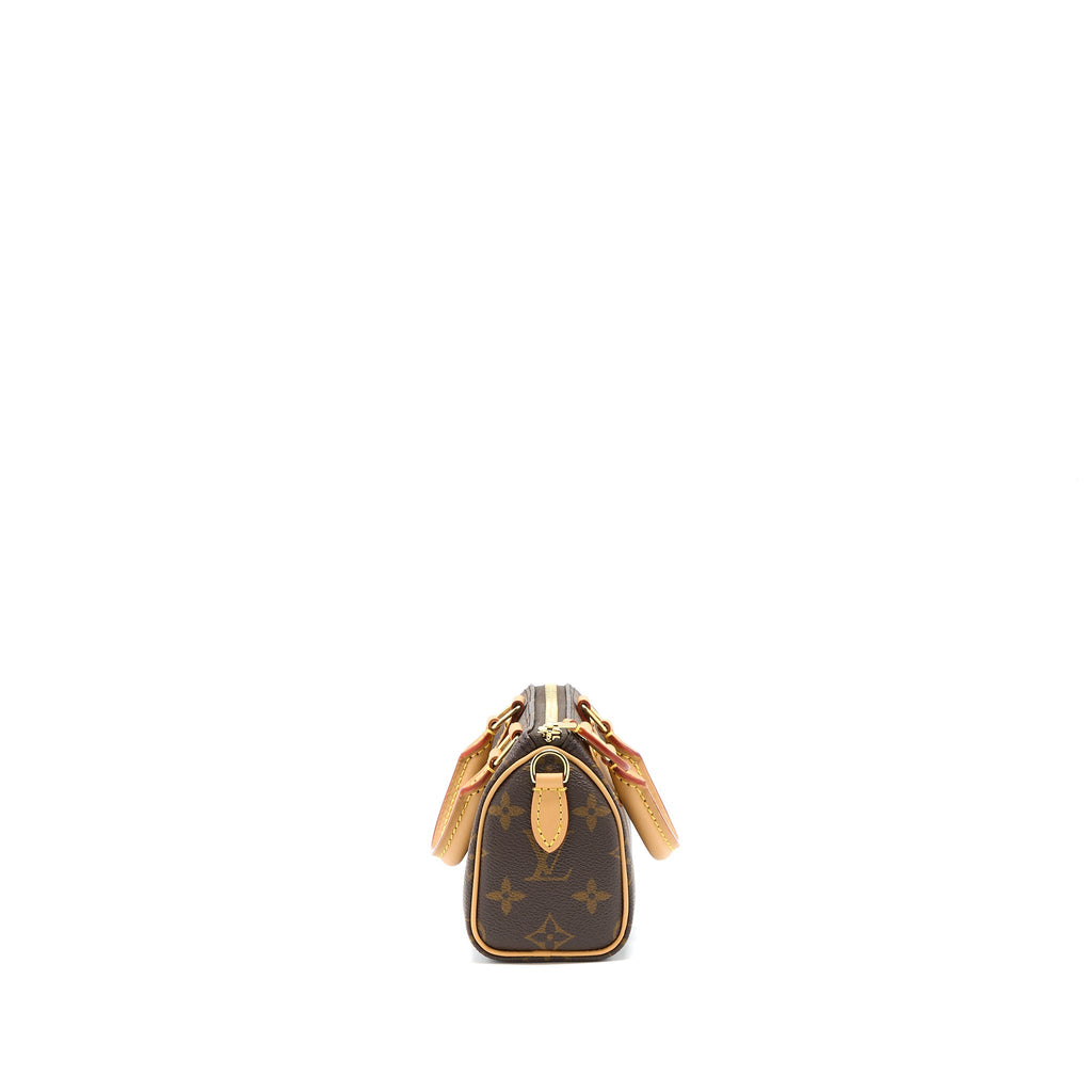 LOUIS VUITTON NANO SPEEDY MONOGRAM CANVAS GHW