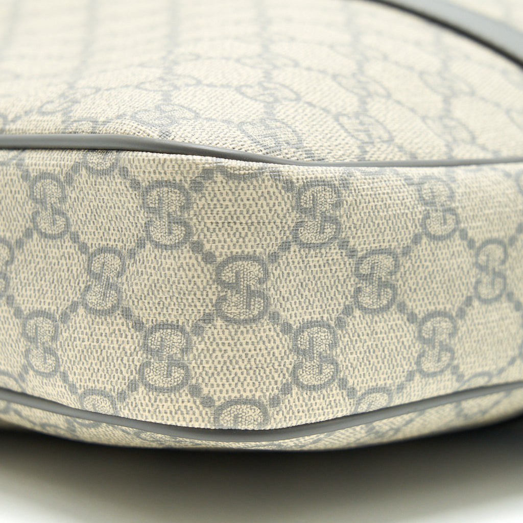 GUCCI MEN'S MONOGRAM CANVAS BRIEFCASE BEIGE