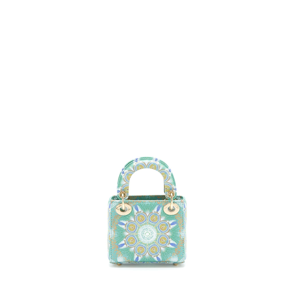 DIOR MICRO (SUPER MINI) LADY DIOR LIMITED GREEN LGHW