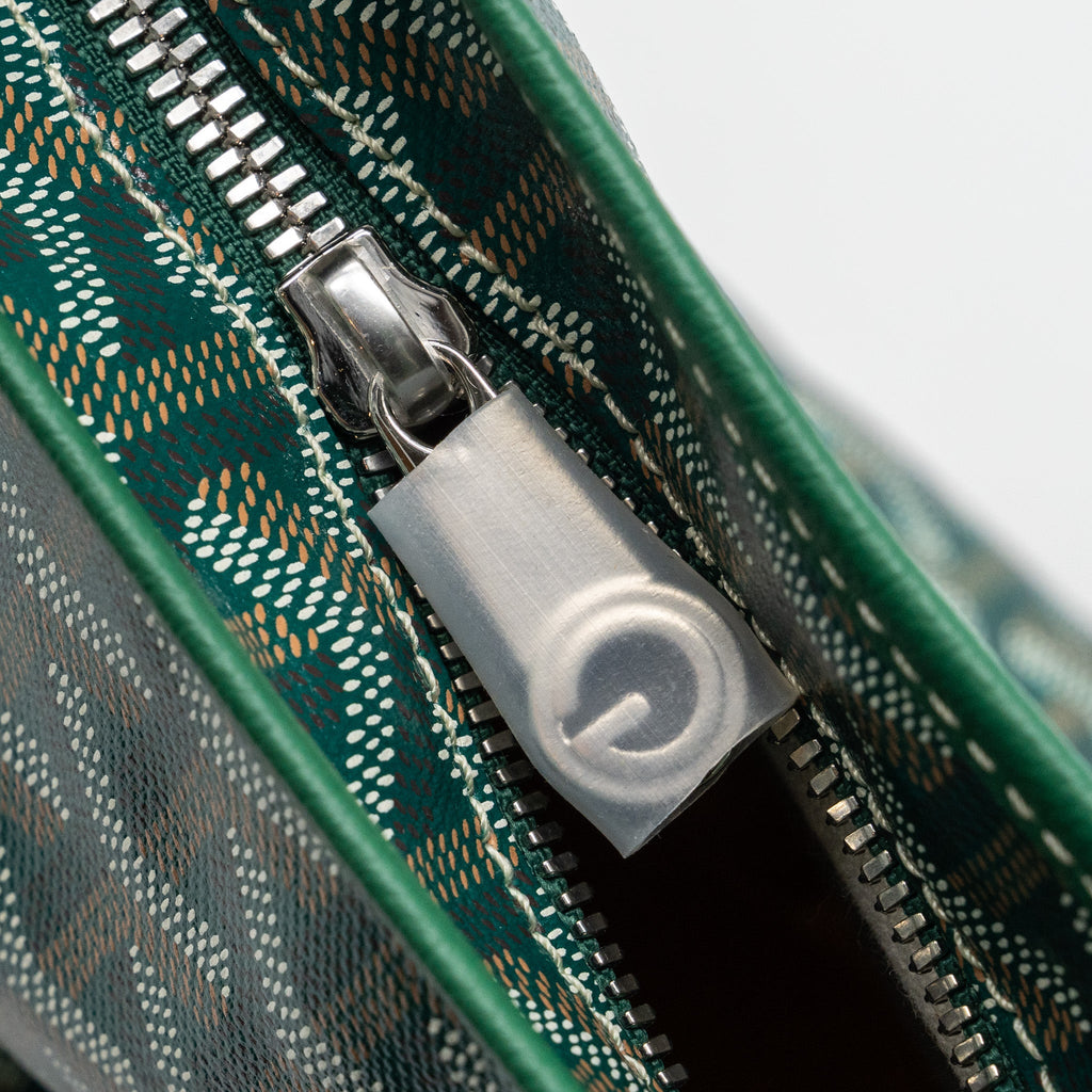 GOYARD BOHEME HOBO BAG CANVAS/ CALFSKIN GREEN SHW