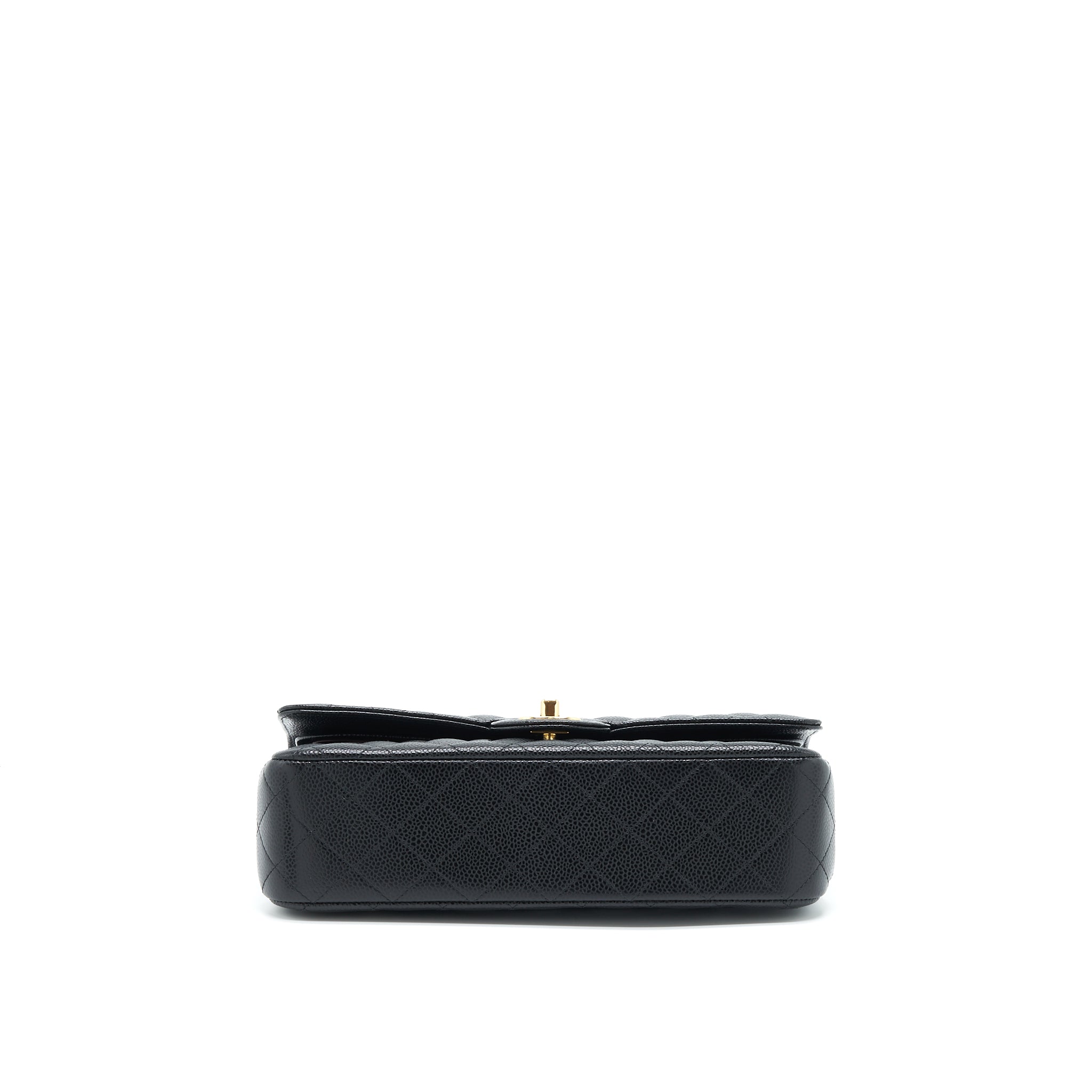 CHANEL CLASSIC DOUBLE FLAP BAG CAVIAR BLACK GHW