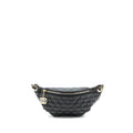 CHANEL SEASONAL WAIST BAG CALFSKIN BLACK/GOLD GHW