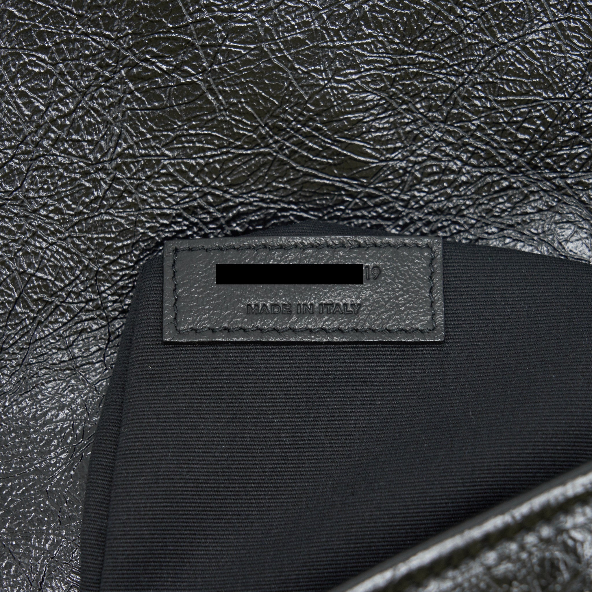 SAINT LAURENT/ YSL NIKI BABY BAG BLACK WITH BLACK HARDWARE