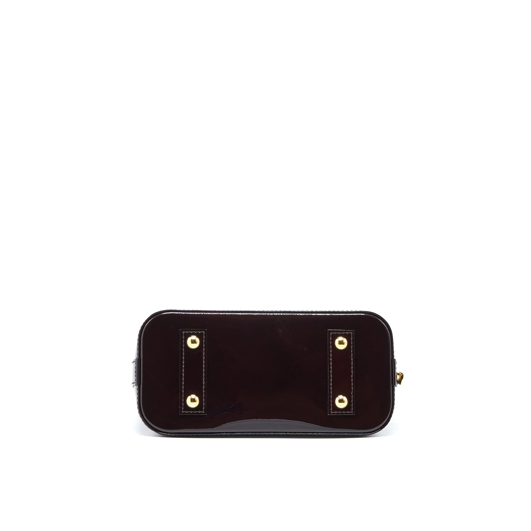 LOUIS VUITTON ALMA BB MONOGRAM VERNIS AMARANTE RED GHW (2022 VERSION)