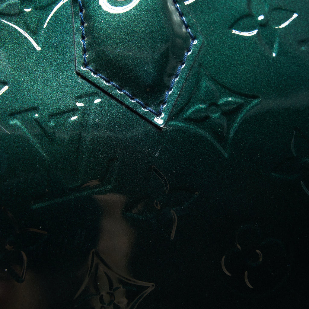 LOUIS VUITTON ALMA PM IN PATENT FORREST GREEN