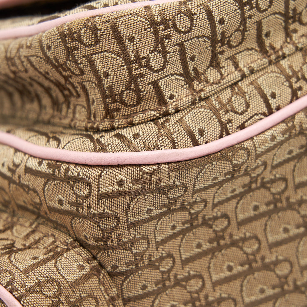 DIOR TROTTER STREET CHIC POCKET DIORISSIMO HOBO BAG CANVAS SHW