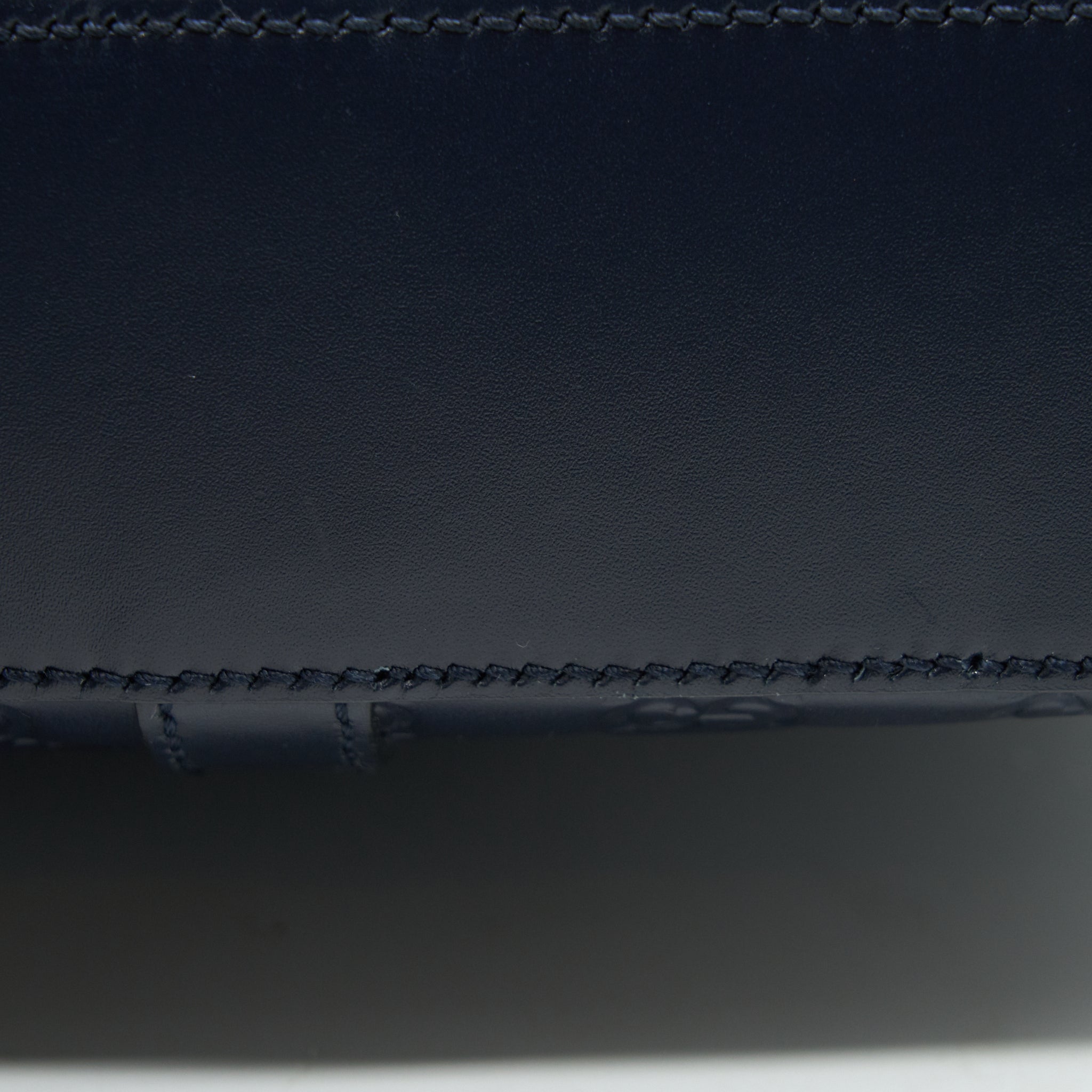 GUCCI MEN'S LEATHER BRIEFCASE NAVY