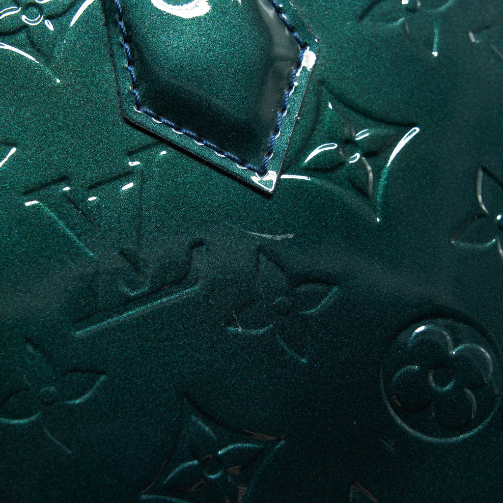 LOUIS VUITTON ALMA PM IN PATENT FORREST GREEN