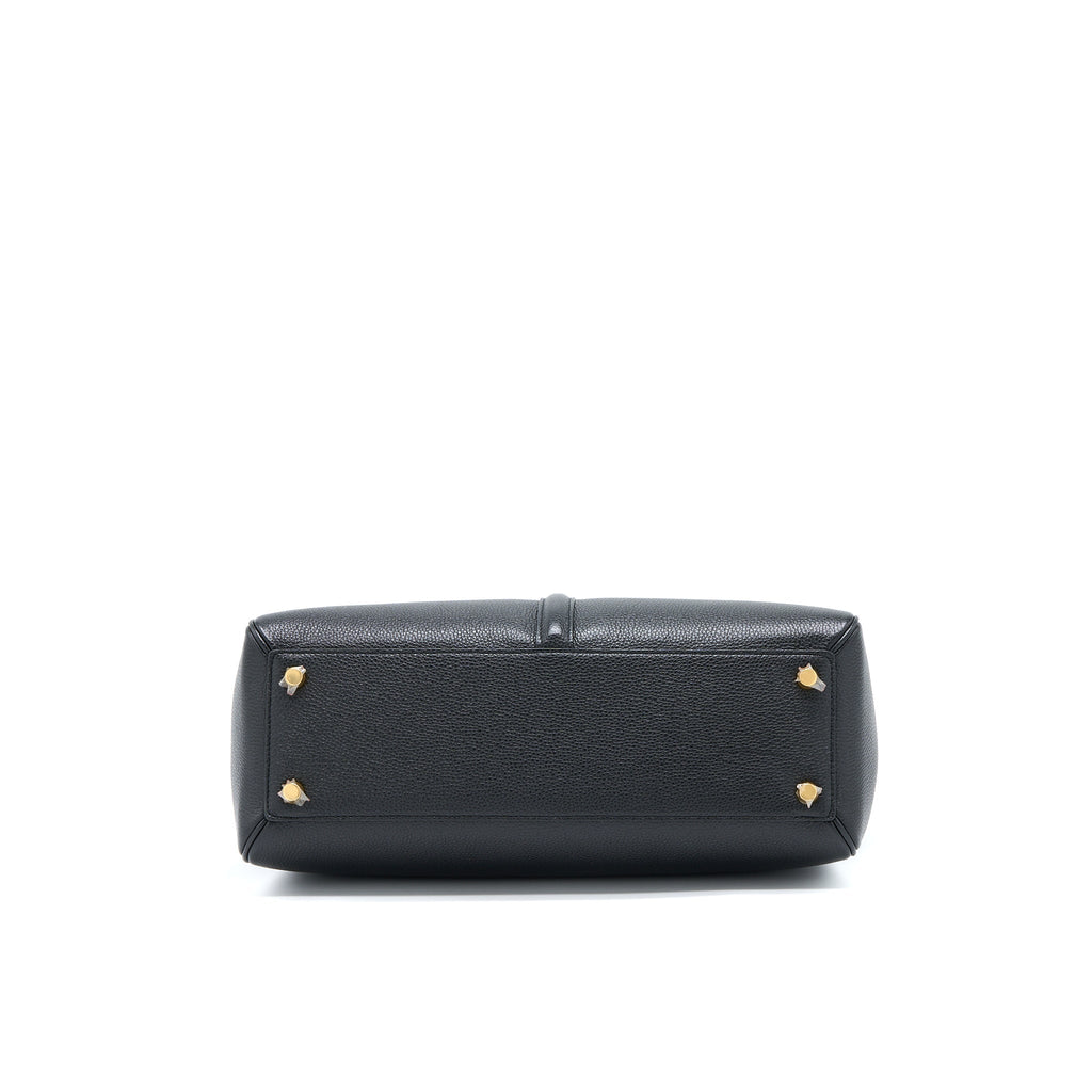 CELINE 16 BAG GRAINED CALFSKIN BLACK GHW