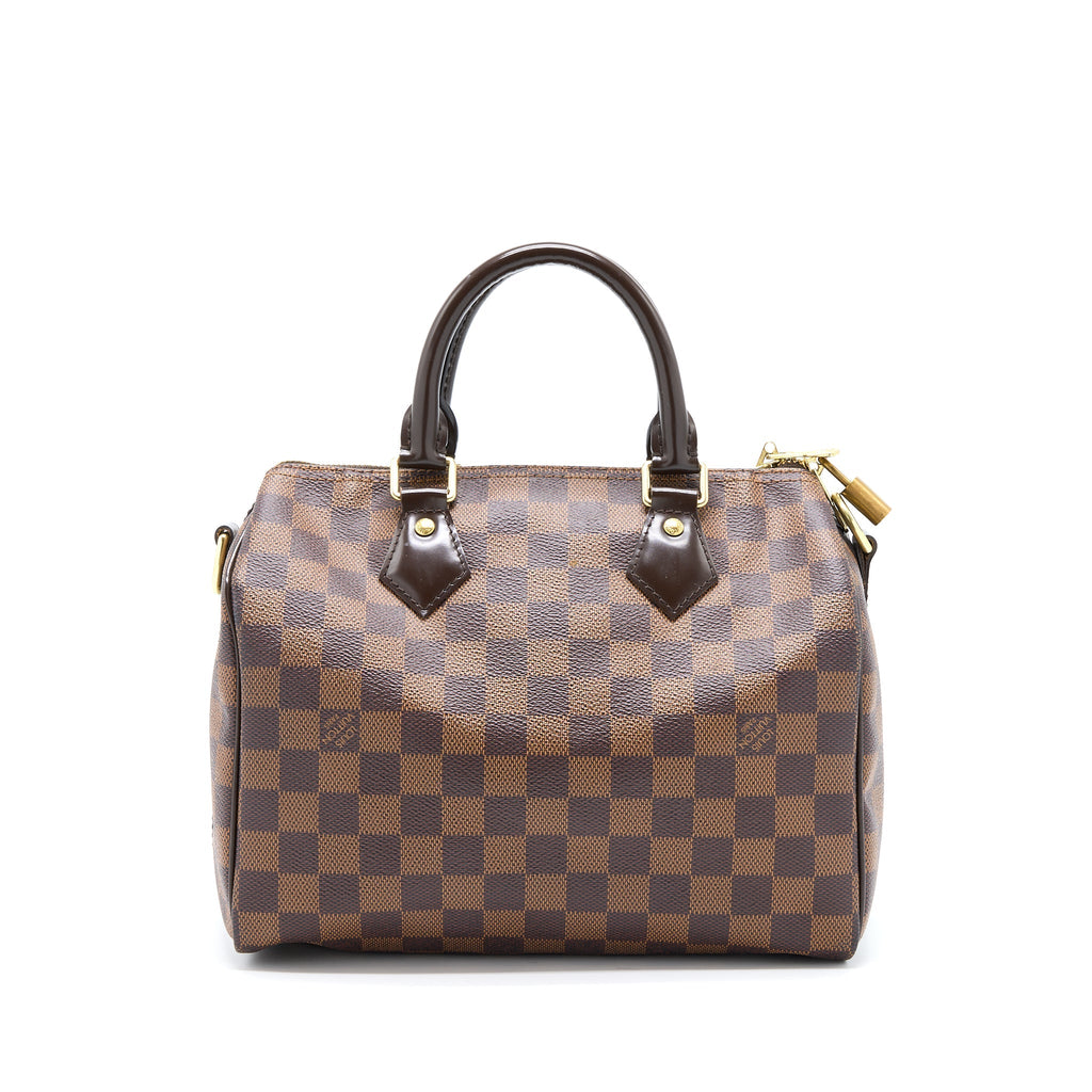 LOUIS VUITTON SPEEDY 25 DAMIER EBENE GHW
