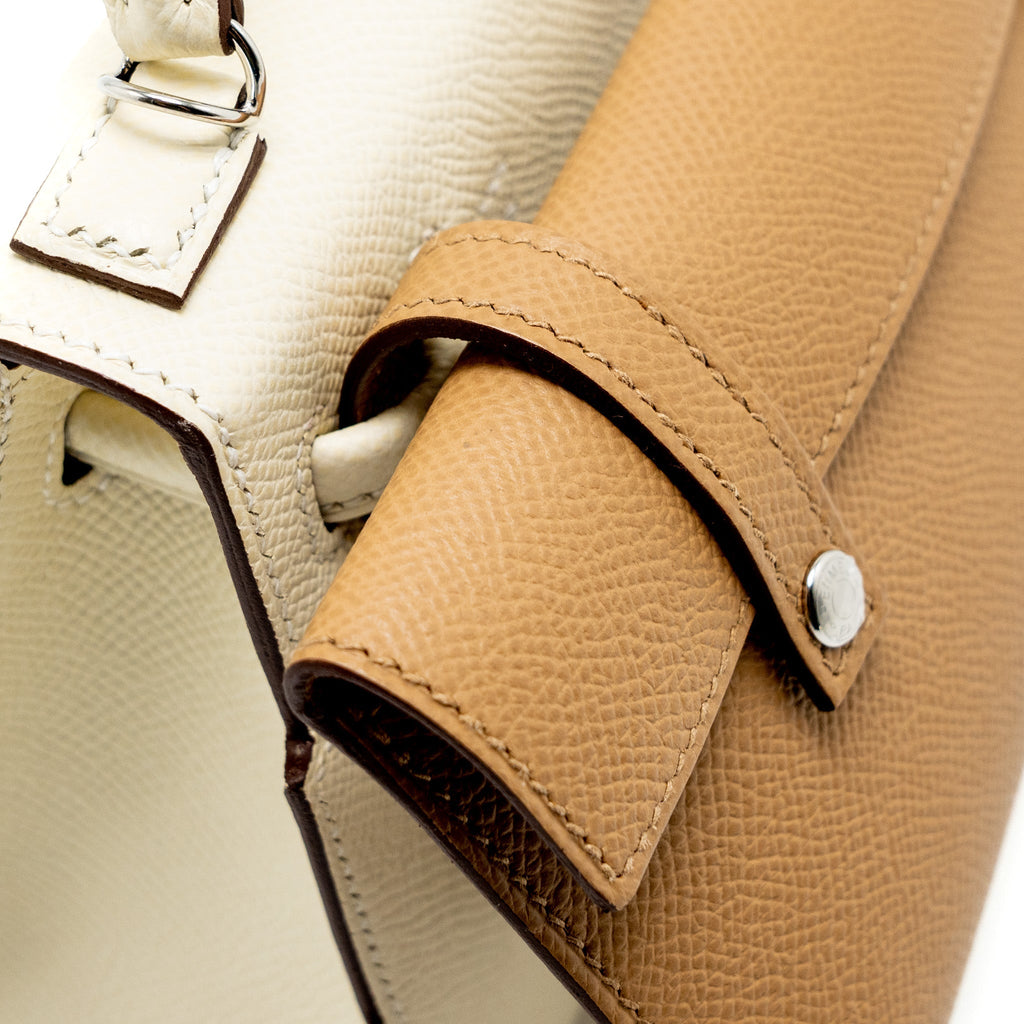HERMES KELLY DOLE PICTO EPSOM NATA/LIME/MAUVE SYLVESTRE/CHAI SHW