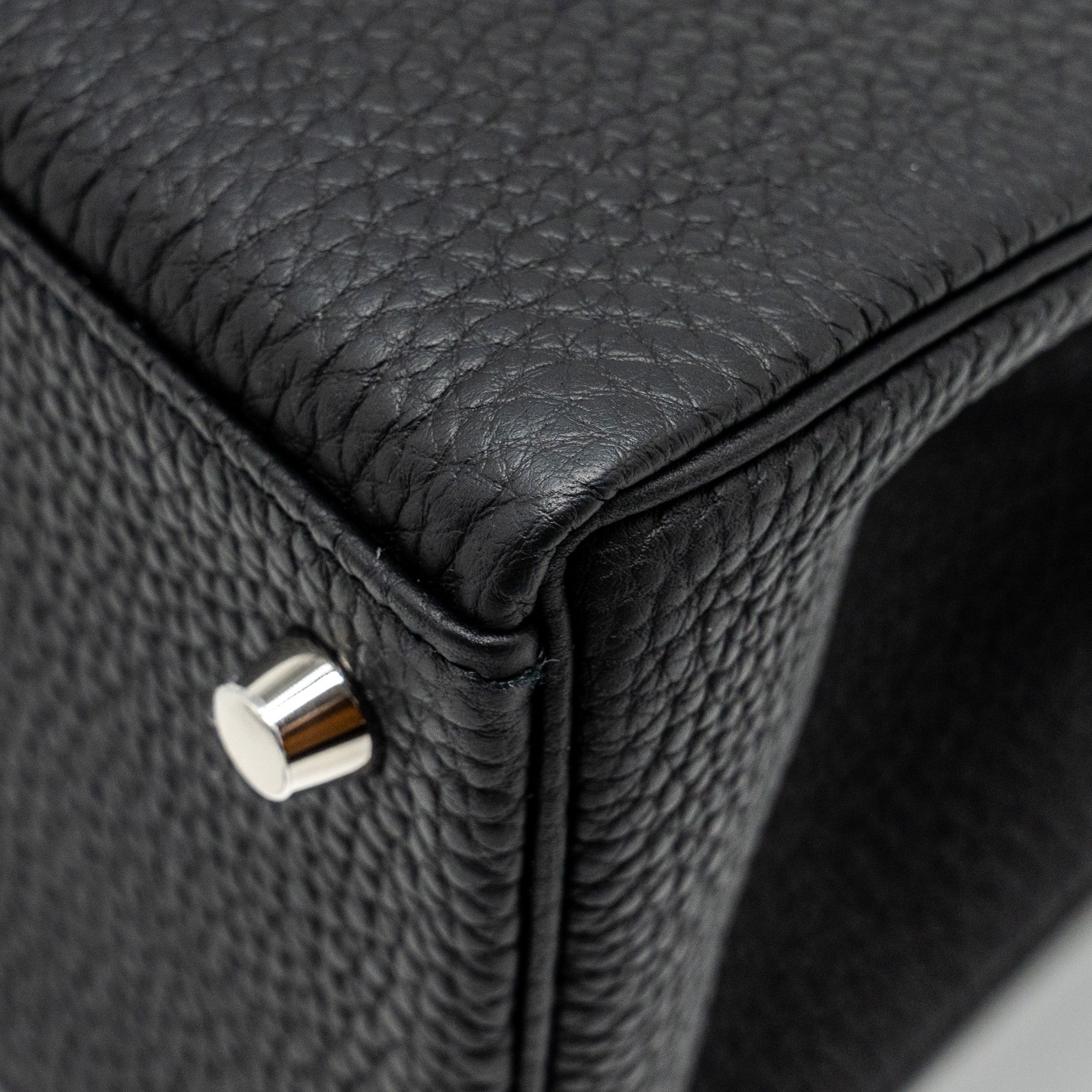 HERMES KELLY 28 TOGO BLACK SHW