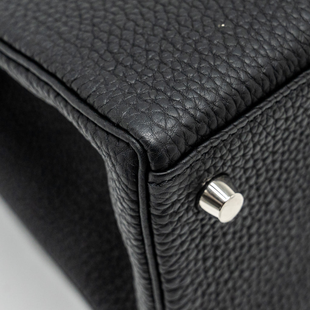 HERMES KELLY 28 TOGO BLACK SHW