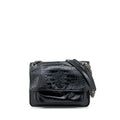 SAINT LAURENT MEDIUM NIKI CHAIN BAG PATENT BLACK SHW