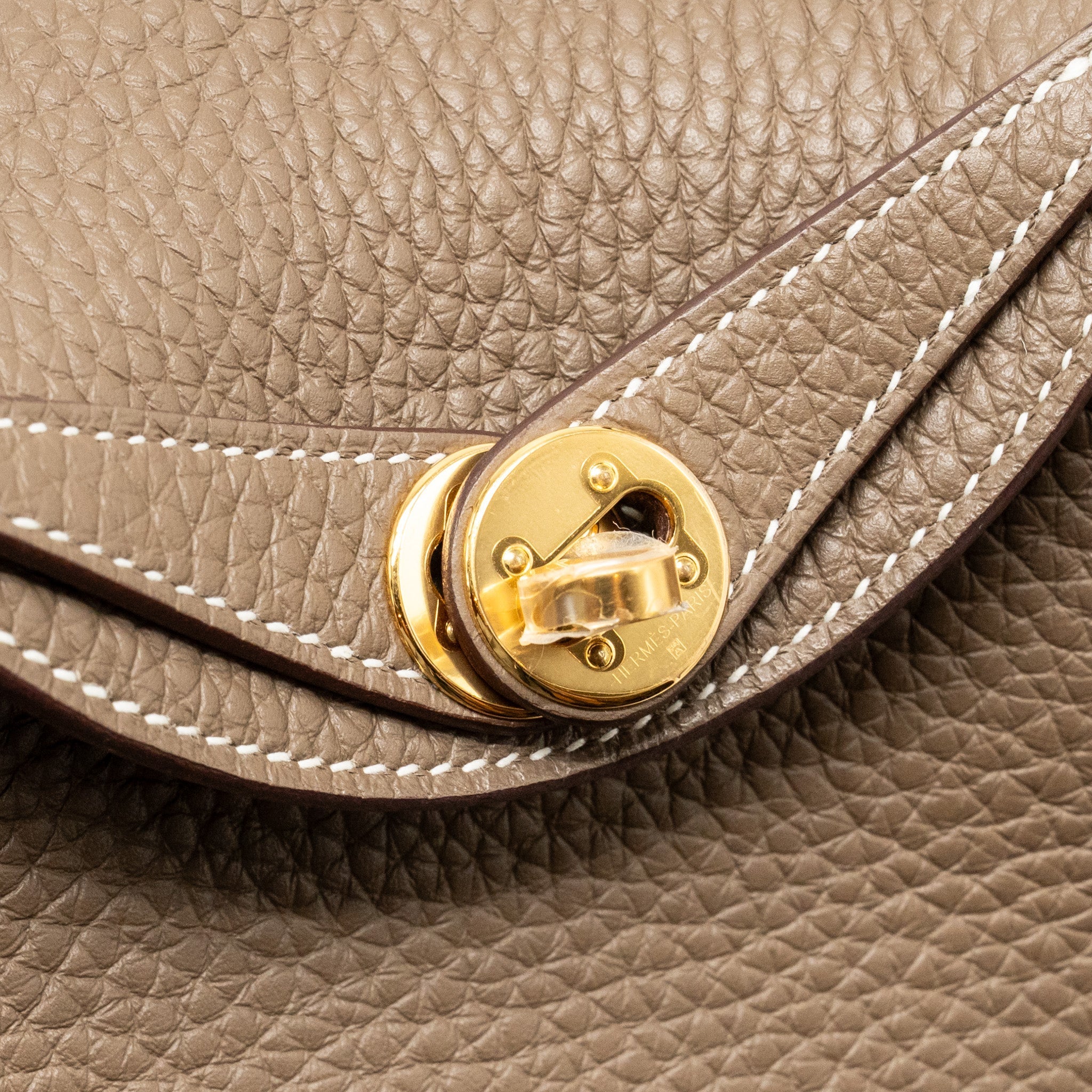 HERMES MINI LINDY CLEMENCE ETOUPE GHW