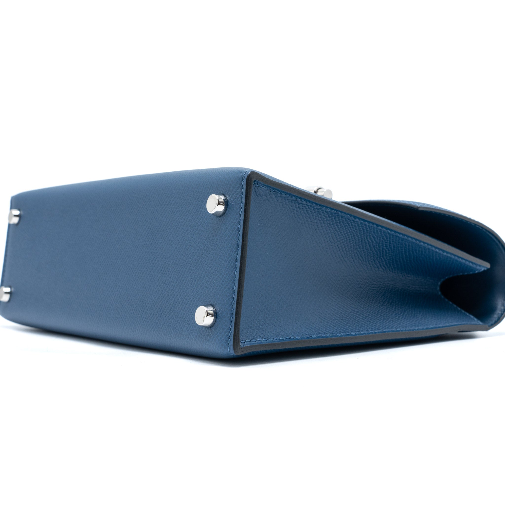 HERMES SAC VERROU 21 EPSOM/SANGLE DEEP BLUE MULTICOLOUR STRAP SHW