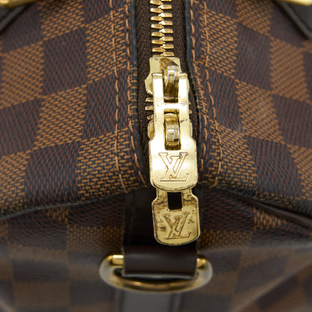 LOUIS VUITTON SPEEDY BANDOULIERE 25 DAMIER EBENE CANVAS GHW