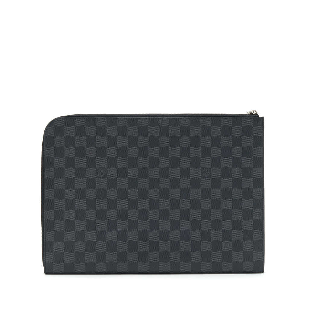 LOUIS VUITTON POCHETTE JOUR GM DAMIER GRAPHITE CANVAS SHW