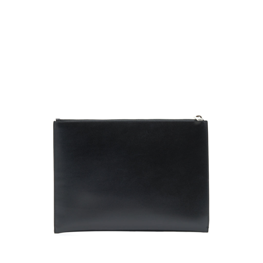 SAINT LAURENT IPAD HOLDER /CLUTCH CALFSKIN BLACK SHW